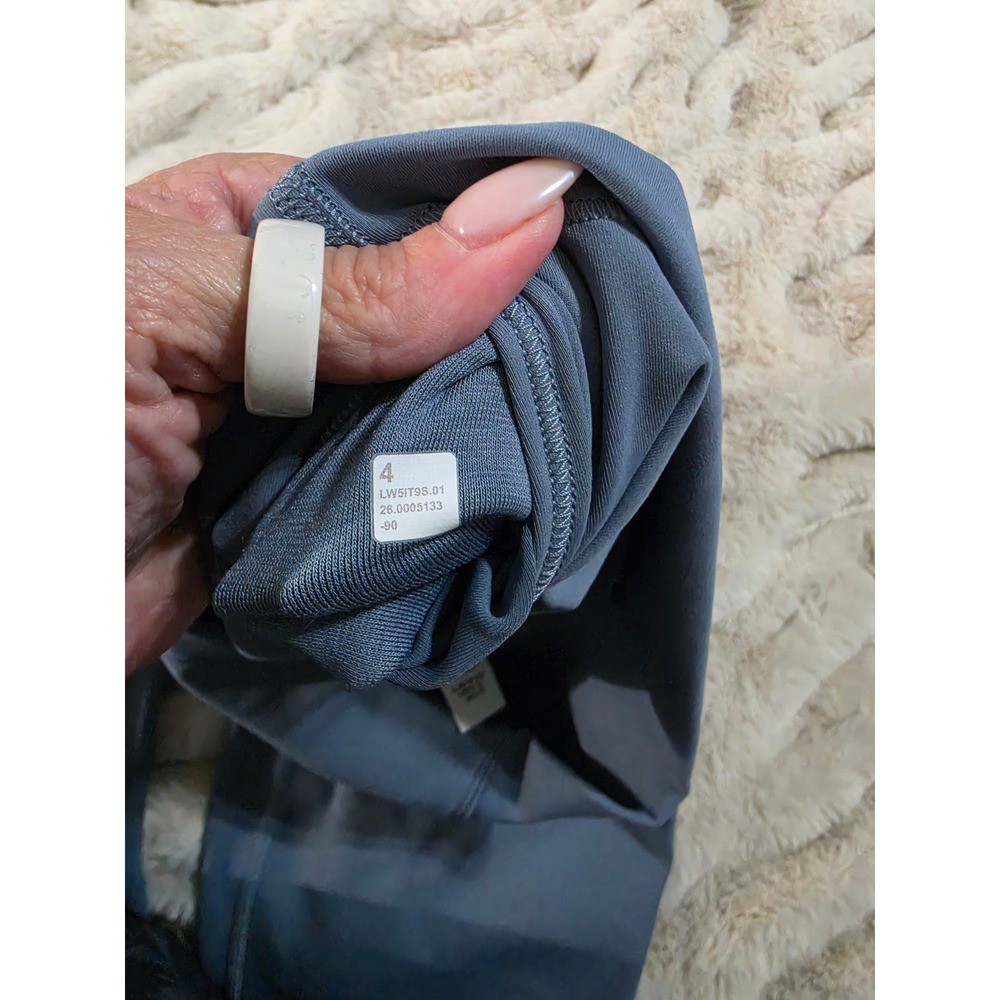 Lululemon Wunder Train No Line HR Tight 28 Starlight Blue LW5IT9S Sz 4 NWT - Picture 6 of 6